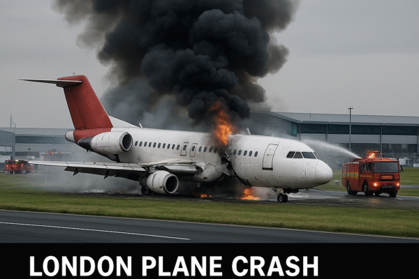 London Plane Crash