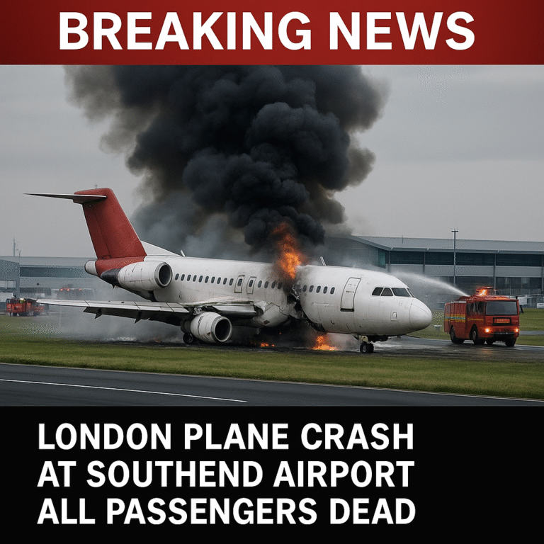London Plane Crash
