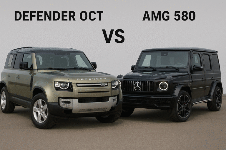 Defender OCTA vs AMG G 580: Where Luxury Meets Power