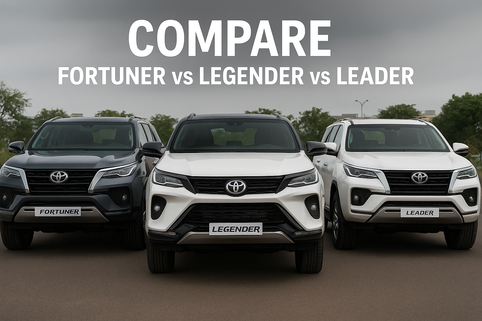 Fortuner VS Legender Leader