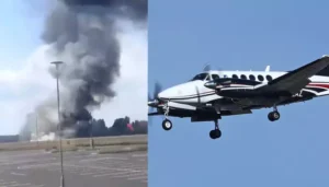London plane crash